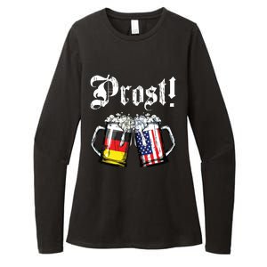 Prost Beer German American Flag Oktoberfest Mug Womens CVC Long Sleeve Shirt