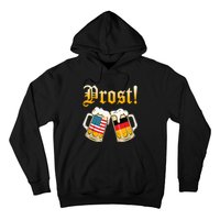 Prost Beer German American Flag Oktoberfest Hoodie