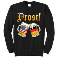 Prost Beer German American Flag Oktoberfest Sweatshirt