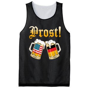 Prost Beer German American Flag Oktoberfest Mesh Reversible Basketball Jersey Tank