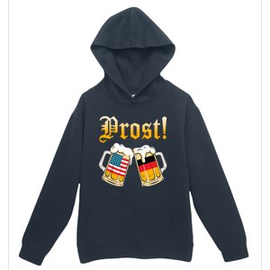 Prost Beer German American Flag Oktoberfest Urban Pullover Hoodie