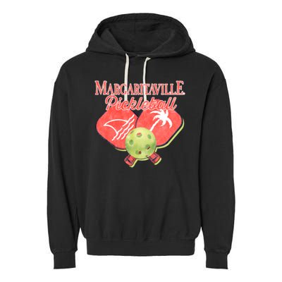 Pickleball Ballin Gift Garment-Dyed Fleece Hoodie