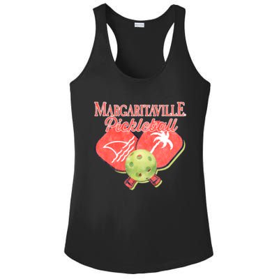 Pickleball Ballin Gift Ladies PosiCharge Competitor Racerback Tank