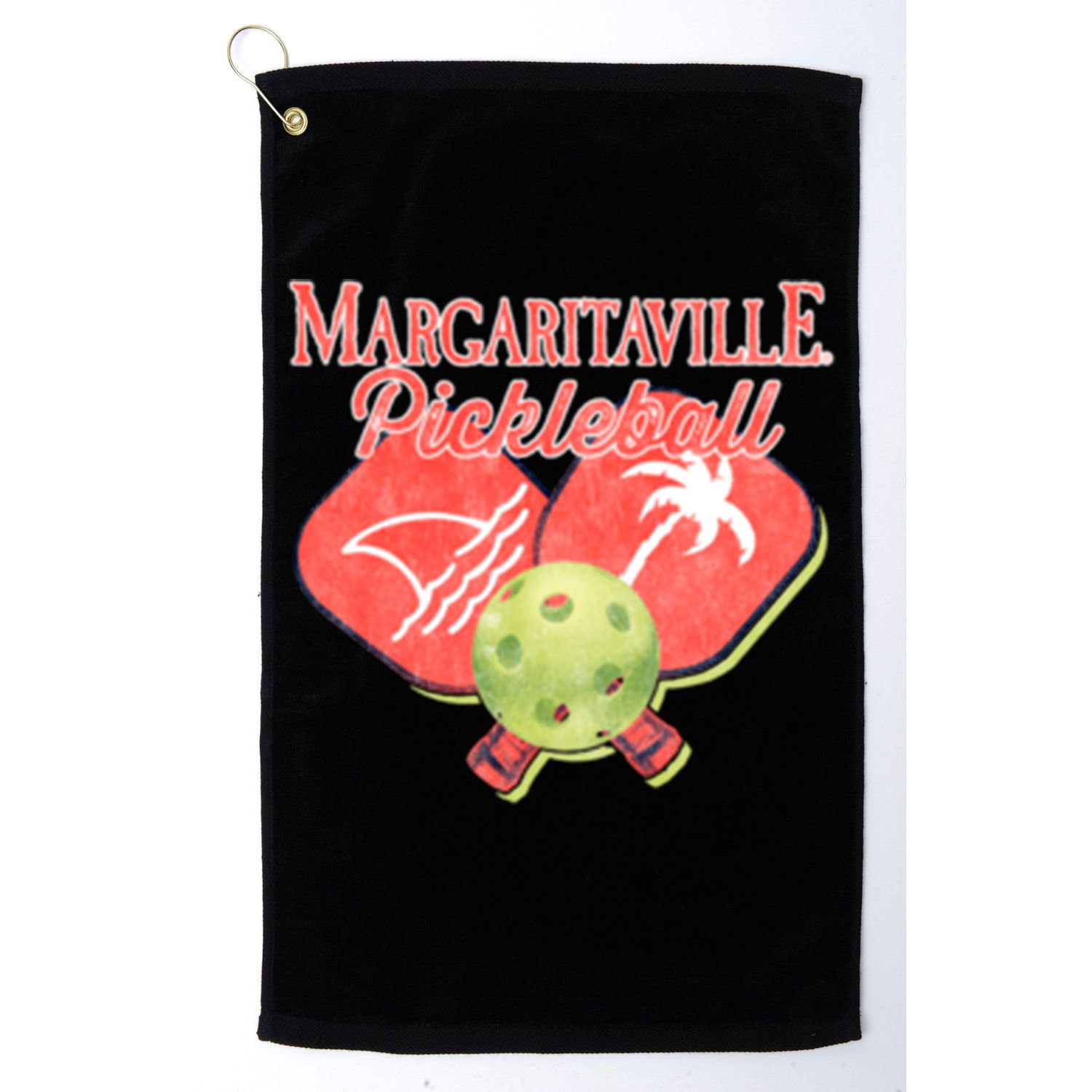 Pickleball Ballin Gift Golf Towel