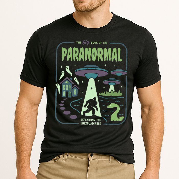 Paranormal Bigfoot Ghosts Aliens Sasquatch UFO Halloween Performance Shirt