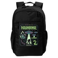 Paranormal Bigfoot Ghosts Aliens Sasquatch UFO Halloween Backpack