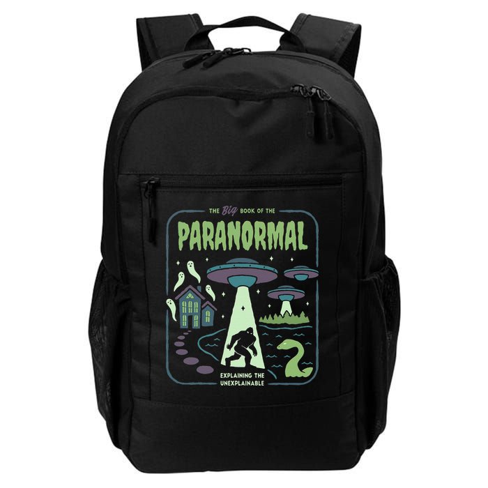 Paranormal Bigfoot Ghosts Aliens Sasquatch UFO Halloween Backpack