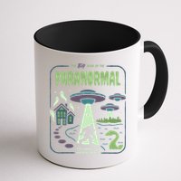Paranormal Bigfoot Ghosts Aliens Sasquatch UFO Halloween Mug