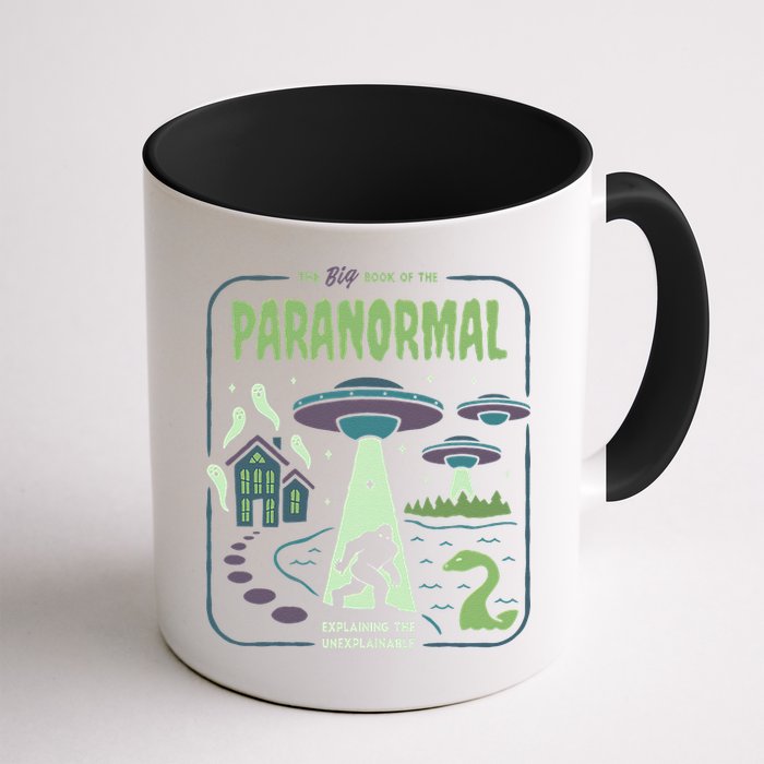 Paranormal Bigfoot Ghosts Aliens Sasquatch UFO Halloween Mug
