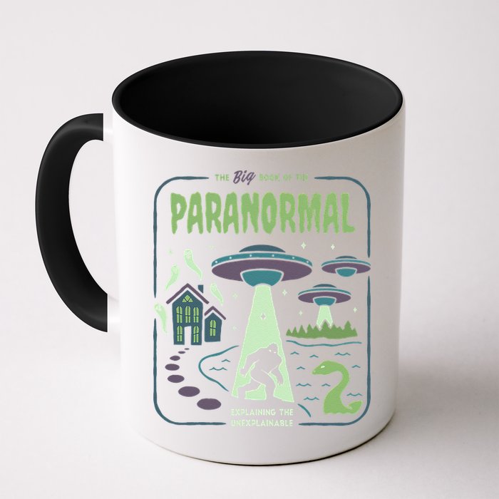 Paranormal Bigfoot Ghosts Aliens Sasquatch UFO Halloween Mug