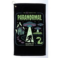 Paranormal Bigfoot Ghosts Aliens Sasquatch UFO Halloween Golf Towel