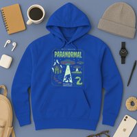 Paranormal Bigfoot Ghosts Aliens Sasquatch UFO Halloween Hoodie