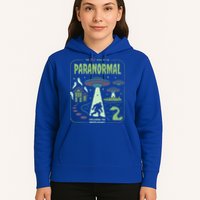 Paranormal Bigfoot Ghosts Aliens Sasquatch UFO Halloween Hoodie