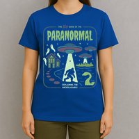 Paranormal Bigfoot Ghosts Aliens Sasquatch UFO Halloween T-Shirt
