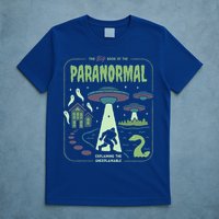 Paranormal Bigfoot Ghosts Aliens Sasquatch UFO Halloween T-Shirt