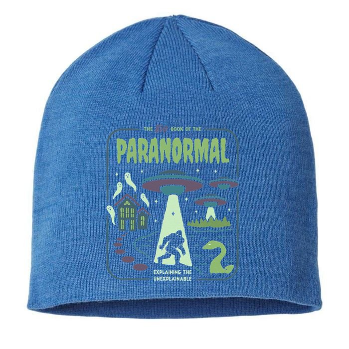 Paranormal Bigfoot Ghosts Aliens Sasquatch UFO Halloween Sustainable Beanie