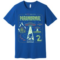 Paranormal Bigfoot Ghosts Aliens Sasquatch UFO Halloween Premium T-Shirt