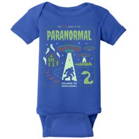 Paranormal Bigfoot Ghosts Aliens Sasquatch UFO Halloween Baby Bodysuit