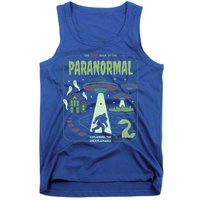 Paranormal Bigfoot Ghosts Aliens Sasquatch UFO Halloween Tank Top
