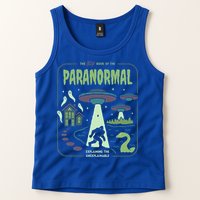 Paranormal Bigfoot Ghosts Aliens Sasquatch UFO Halloween Tank Top