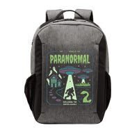 Paranormal Bigfoot Ghosts Aliens Sasquatch UFO Halloween Vector Backpack