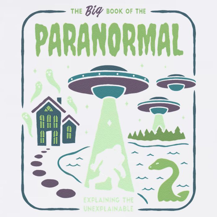 Paranormal Bigfoot Ghosts Aliens Sasquatch UFO Halloween Garment-Dyed Sweatshirt