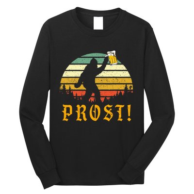 Prost Bigfoot German Oktoberfest Love Drinking Beer Long Sleeve Shirt