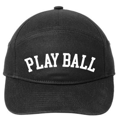 Play Ball Game Day 7-Panel Snapback Hat