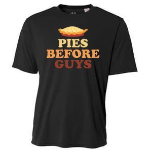 Pies Before Guys Funny Thanksgiving Cooling Performance Crew T-Shirt