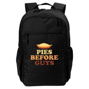 Pies Before Guys Funny Thanksgiving Daily Commute Backpack