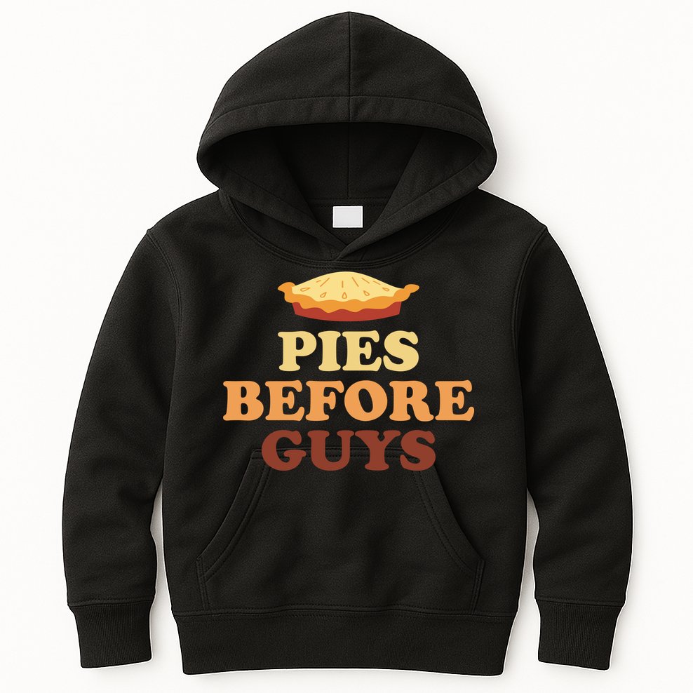 Pies Before Guys Funny Thanksgiving Kids Hoodie