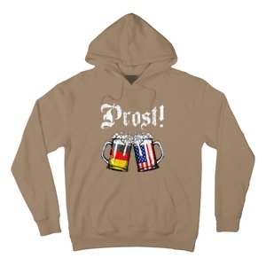 Prost Beer German American Flag Hoodie