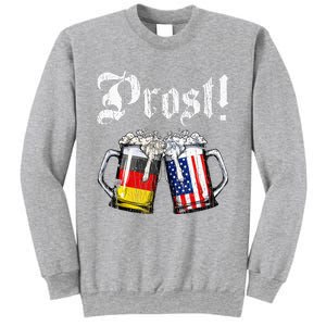 Prost Beer German American Flag Sweatshirt