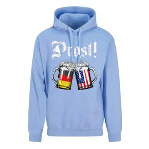 Prost Beer German American Flag Unisex Surf Hoodie