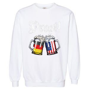 Prost Beer German American Flag Garment-Dyed Sweatshirt