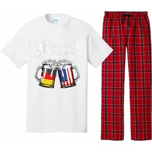 Prost Beer German American Flag Pajama Set