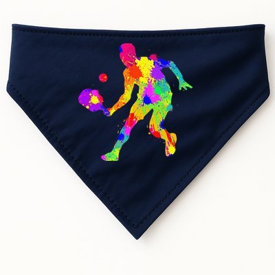 Pickleball Boy Gift USA-Made Doggie Bandana