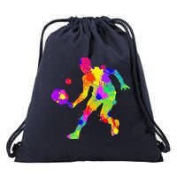 Pickleball Boy Gift Drawstring Bag