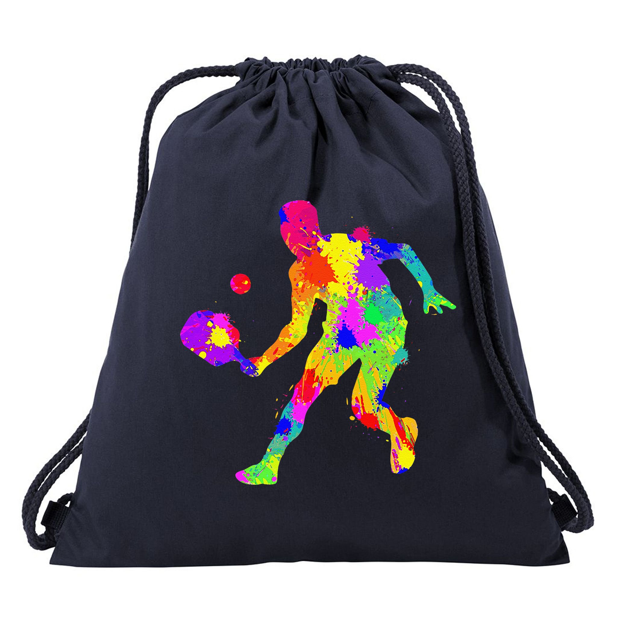 Pickleball Boy Gift Drawstring Bag