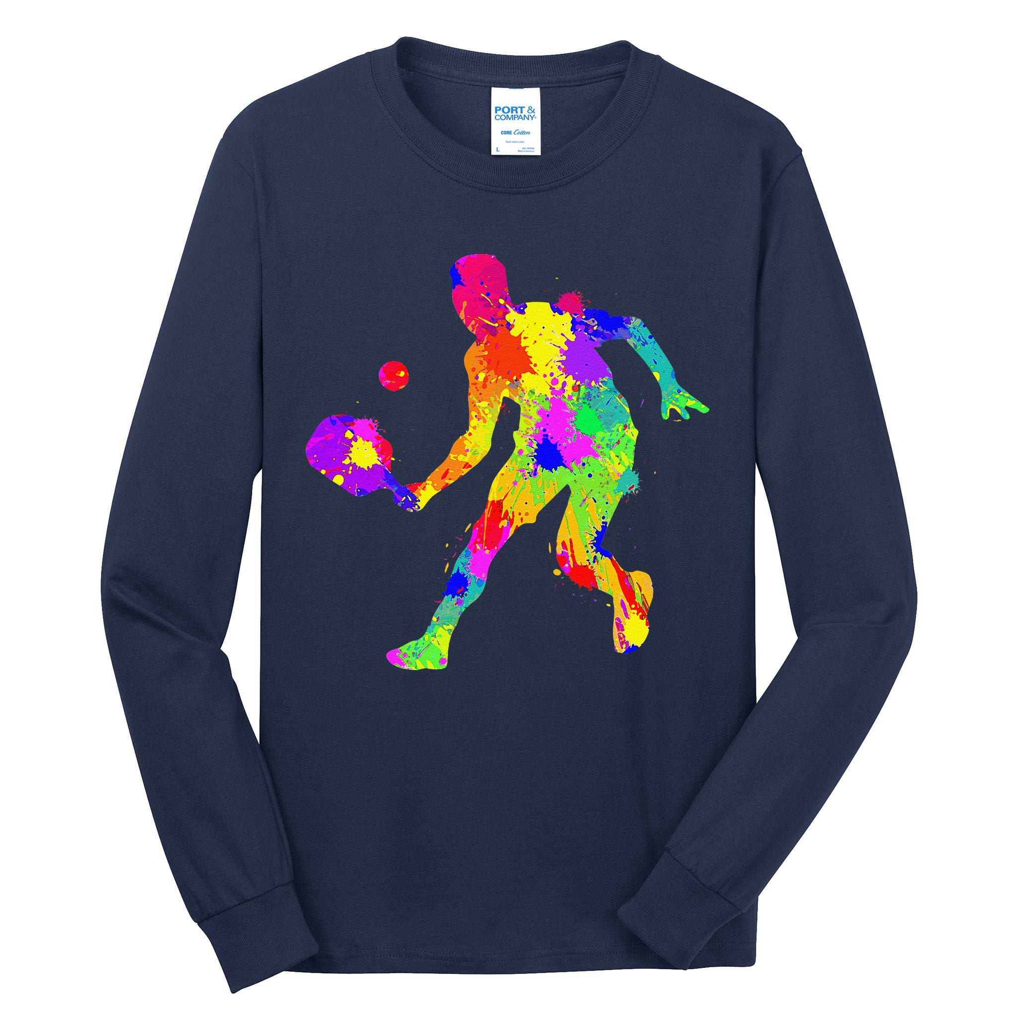 Pickleball Boy Gift Tall Long Sleeve T-Shirt