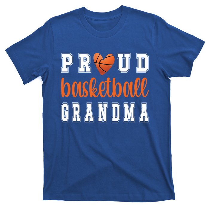 Proud Basketball Grandma Grandmother Of Basketball Player Great Gift T-Shirt