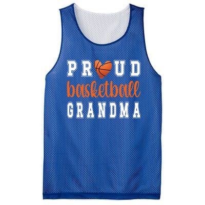 Proud Basketball Grandma Grandmother Of Basketball Player Great Gift Mesh Reversible Basketball Jersey Tank