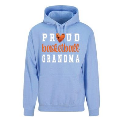 Proud Basketball Grandma Grandmother Of Basketball Player Great Gift Unisex Surf Hoodie