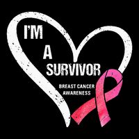 pink butterfly heart im a survivor breast cancer awareness Impact Tech Backpack