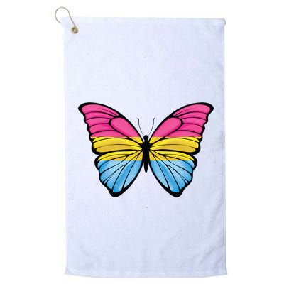 Pansexual Butterfly Hypolimnas Pan Pride Flag Pansexuality Golf Towel