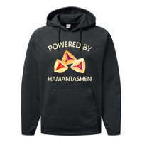 Powered By Hamantashen Happy Purim Costume Party Jewish Performance Fleece Hoodie