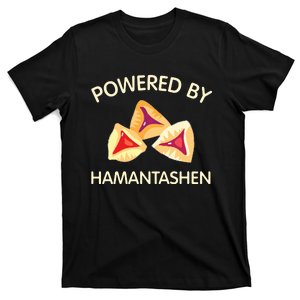 Powered By Hamantashen Happy Purim Costume Party Jewish T-Shirt