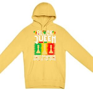 Proud Black History Month Black Queen Juneteenth Gift Premium Pullover Hoodie