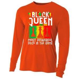 Proud Black History Month Black Queen Juneteenth Gift Cooling Performance Long Sleeve Crew