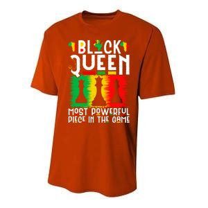 Proud Black History Month Black Queen Juneteenth Gift Performance Sprint T-Shirt